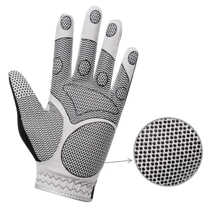 Men's Microfiber Golf Gloves - Durable, Slip-Resistant & Machine Washable