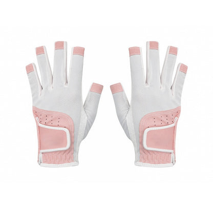 Custom Women's PU Mesh Golf Gloves - Durable & Breathable