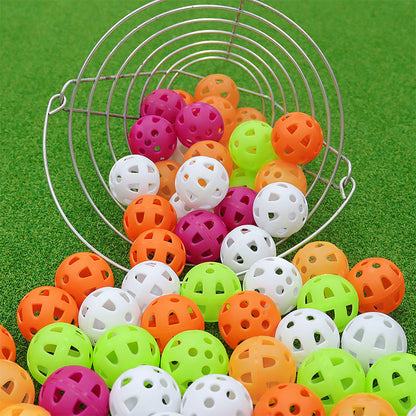 Factory Supply 42mm EVA Golf Practice Balls - Soft Perforated Wiffle Balls for Training (Ready Stock for Wholesale)