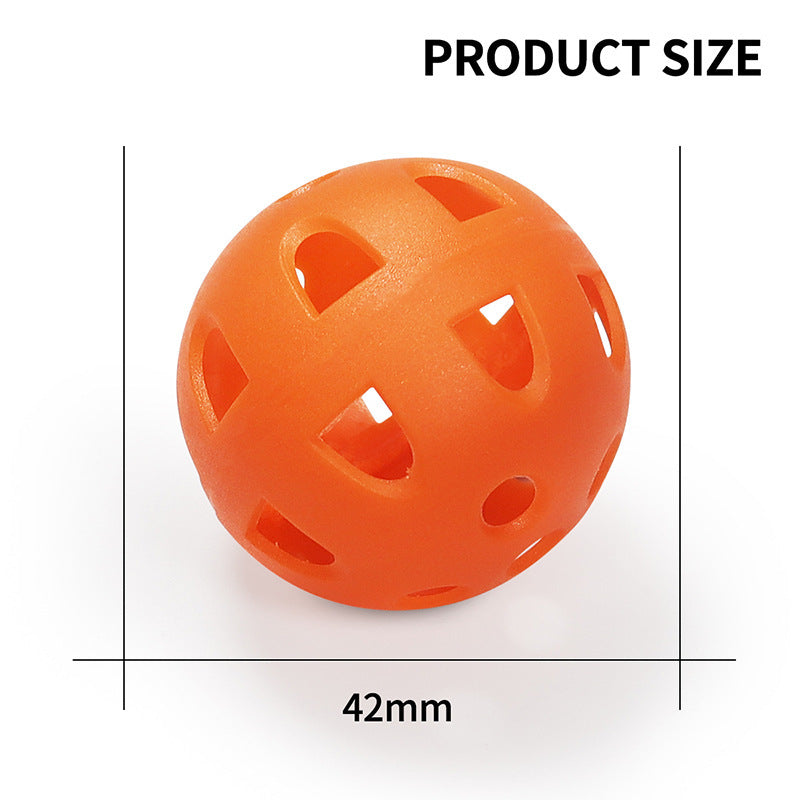 Factory Supply 42mm EVA Golf Practice Balls - Soft Perforated Wiffle Balls for Training (Ready Stock for Wholesale)