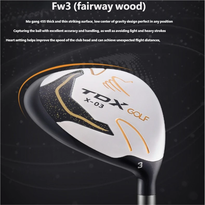 Golf Club Set Sports Trend Complete Clubs Men Women Carbon Full Set Mid to High Grade Genuine