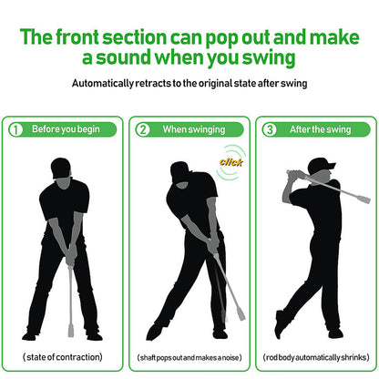 Bestseller Golf Swing Trainer - Audible Practice Stick with Foam Cover