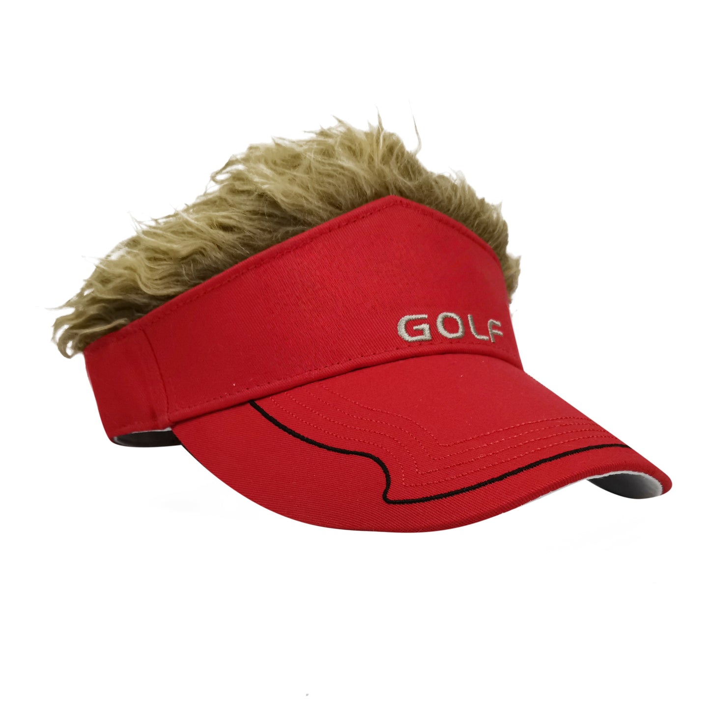 Golf winter wig baseball cap customized breathable duckbill cap golf sports equipment