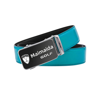 골프 자동 버클 벨트, 순수 소가죽 남성용 바지 벨트, 골프 벨트,