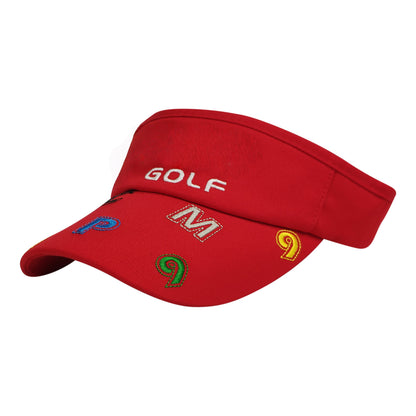 Customized sun protection, sunshade, breathable duckbill cap for golf summer sky hat, golf sports consumables