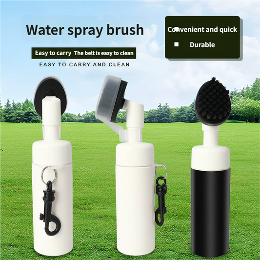 Golf spray mist cleaner press type multifunctional cleaning kettle brush spray kettle cleaning brush