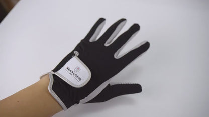 Men's Microfiber Golf Gloves - Durable, Slip-Resistant & Machine Washable