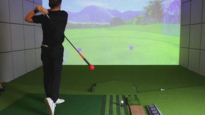 48-Inch Golf Swing Trainer - Contoured Grip Practice Rod (100cm/120cm Available)